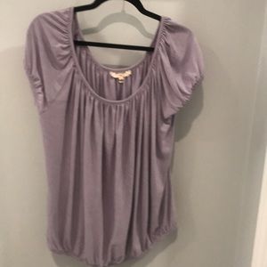 Purple short sleeve top by porridge for anthro